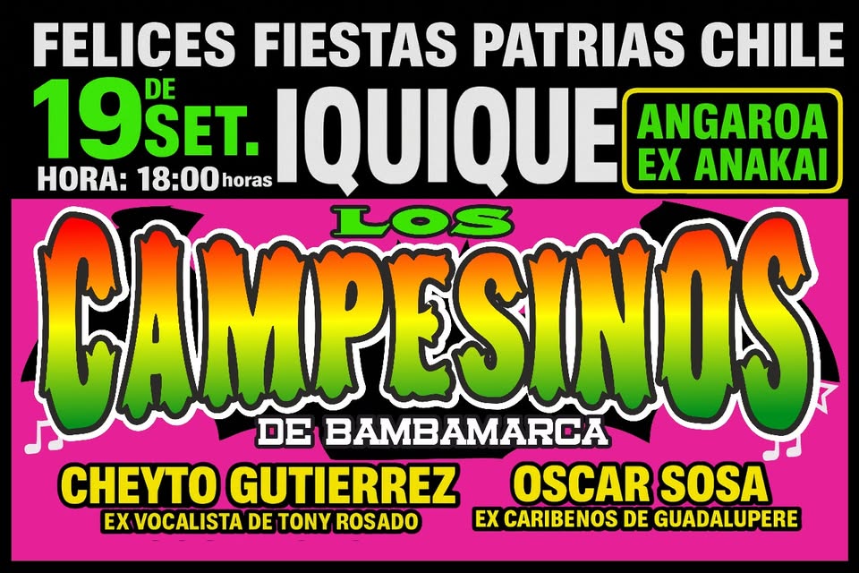 Campesinos de Bambamarca en Iquique