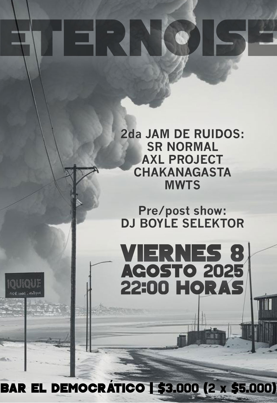 Eternoise ETƎRNOISE: Noche Experimental de Ruidos & Música Electrónica