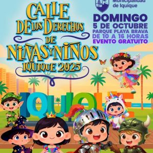 Calle de los derechos de Niñas y Niños Iquique 2025