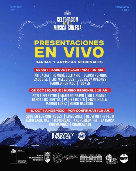 Celebración del Mes de la Música Chilena 2025