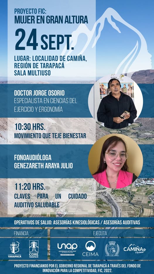 Mujer en gran altura