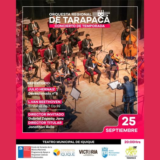 Orquesta Regional de Tarapacá Conciertos de Temporada