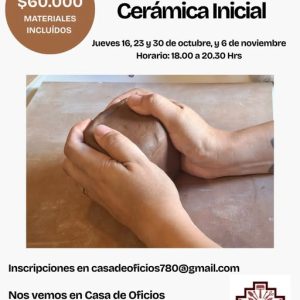 Taller Cerámica Inicial