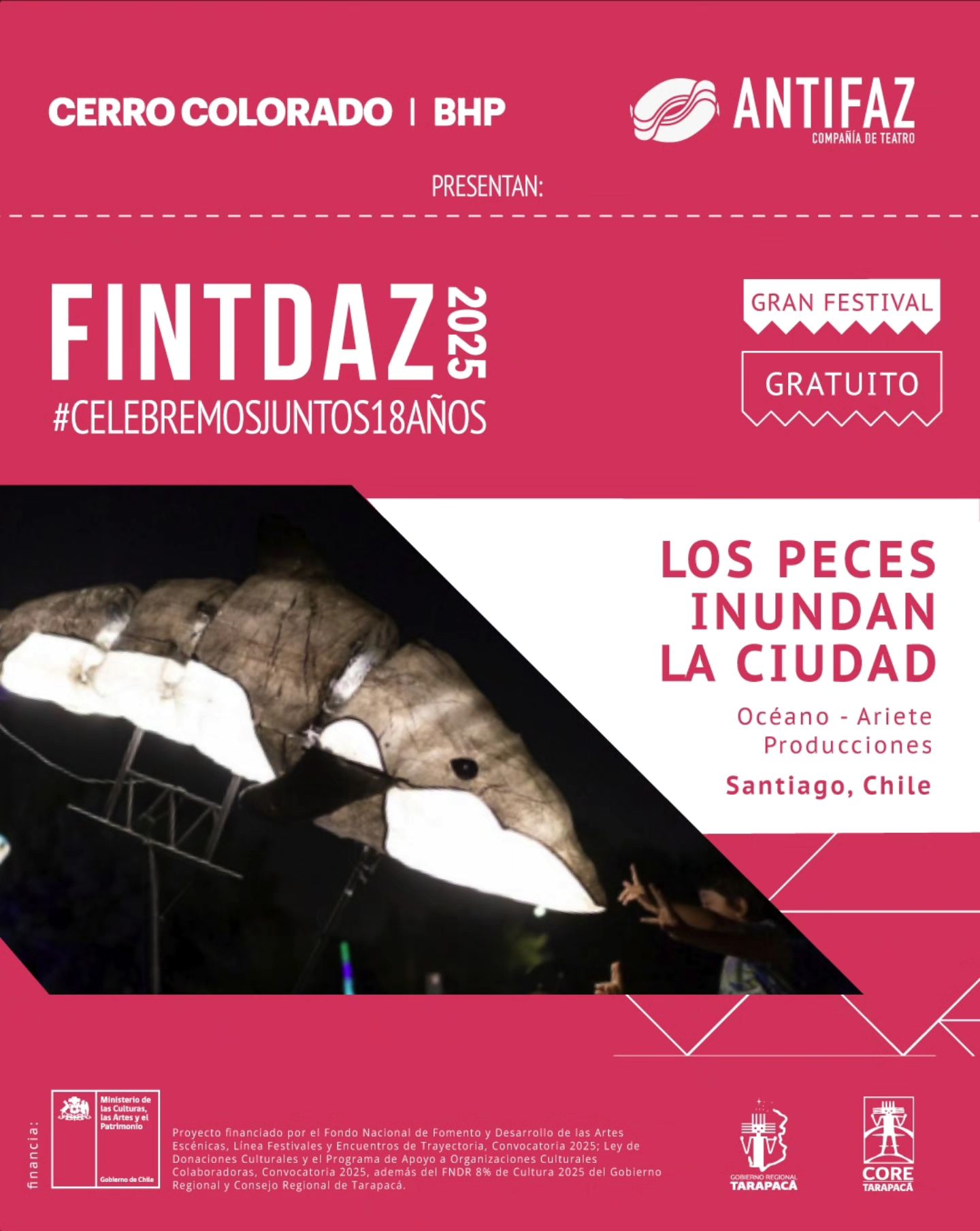 Los peces inundan la ciudad