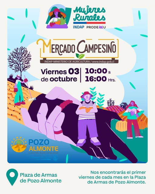 Mercado campesino en Pozo Almonte