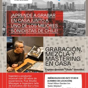 Taller de grabación, mezcla y mastering