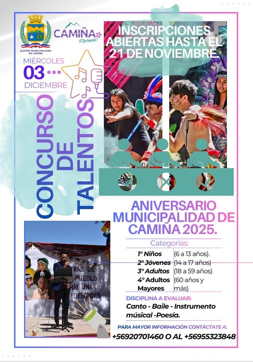 Concurso de Talentos Camiña 2025