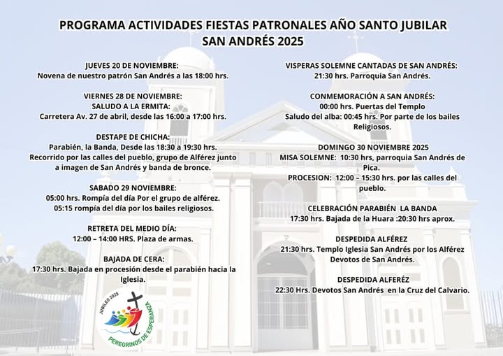 Fiesta Patronal San Andres de Pica 2025
