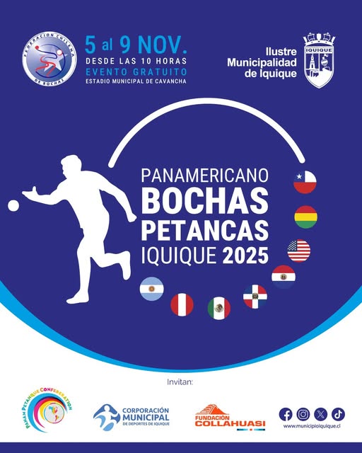 Panamericano Bochas Petancas Iquique 2025