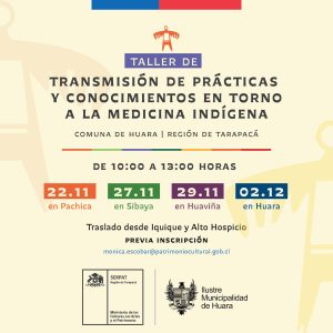 Taller de Transmisión de Prácticas y Conocimientos en Torno a la Medicina Indígena