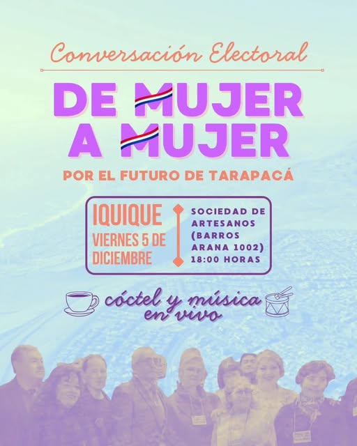 Conversatorio electoral De Mujer a Mujer