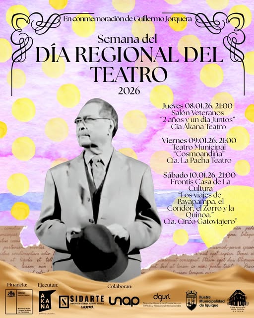 Día Regional del Teatro Tarapacá 2026