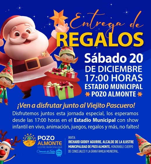 Entrega de Regalos en Pozo Almonte