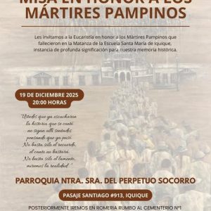 Misa en Memoria de los Mártires Pampinos