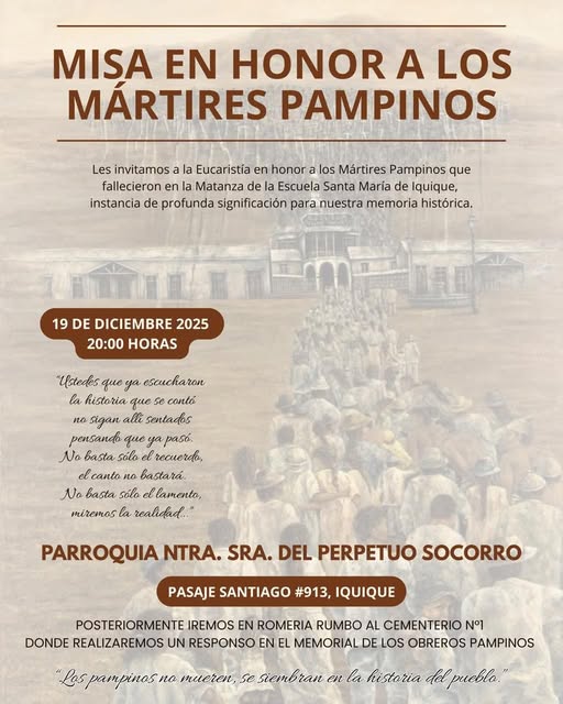 Misa en Memoria de los Mártires Pampinos