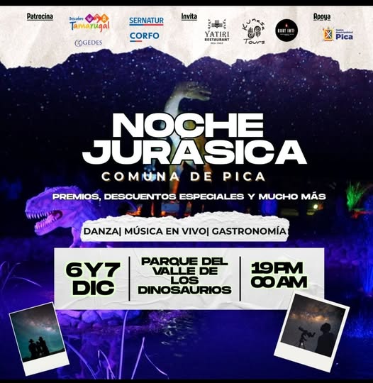 Noche Jurásica en Pica