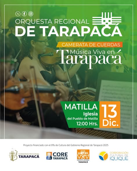 Orquesta Regional de Tarapacá en Matilla