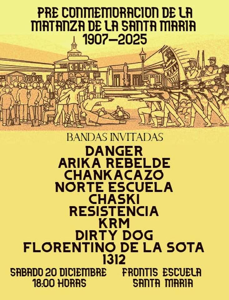 Pre Conmemoración de la Matanza de la Escuela Santa María