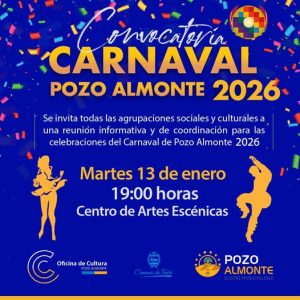 Convocatoria Carnaval Pozo Almonte 2026
