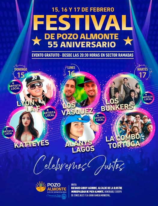 Festival de Pozo Almonte 55 Aniversario