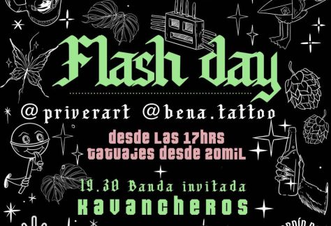 Flash day Tattoo en Jardin del Jolgorio