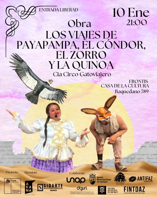 Los viajes de Payapamampa, el cóndor, el zorro y la quínoa