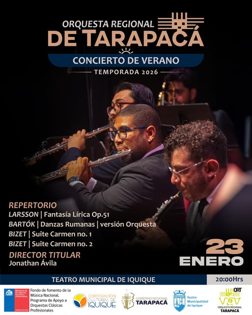 Orquesta Regional de Tarapacá 2026