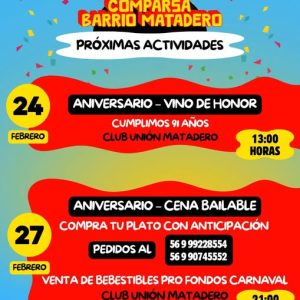 Carnaval Comparsa Barrio Matadero 2026