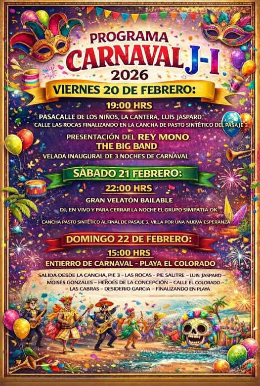 Gran Carnaval Jorge Inostroza 2026 Programa