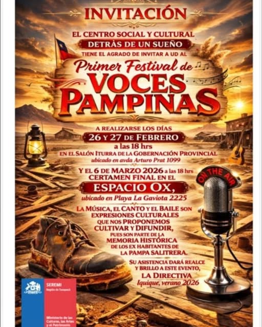 Primer Festival Voces Pampinas