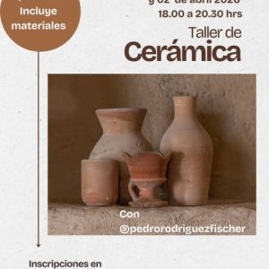 Inscripciones a Taller de Cerámica