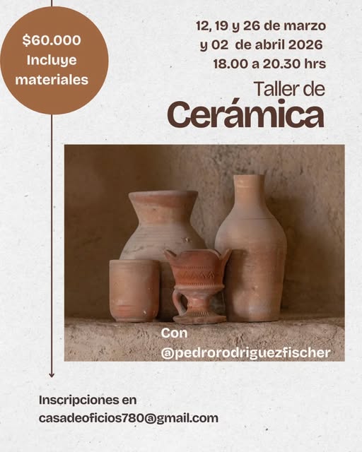 Inscripciones a Taller de Cerámica