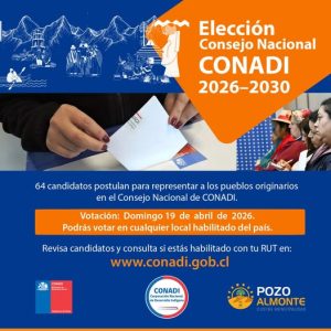 Elección Consejo Nacional CONADI 2026