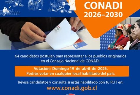 Elección Consejo Nacional CONADI 2026