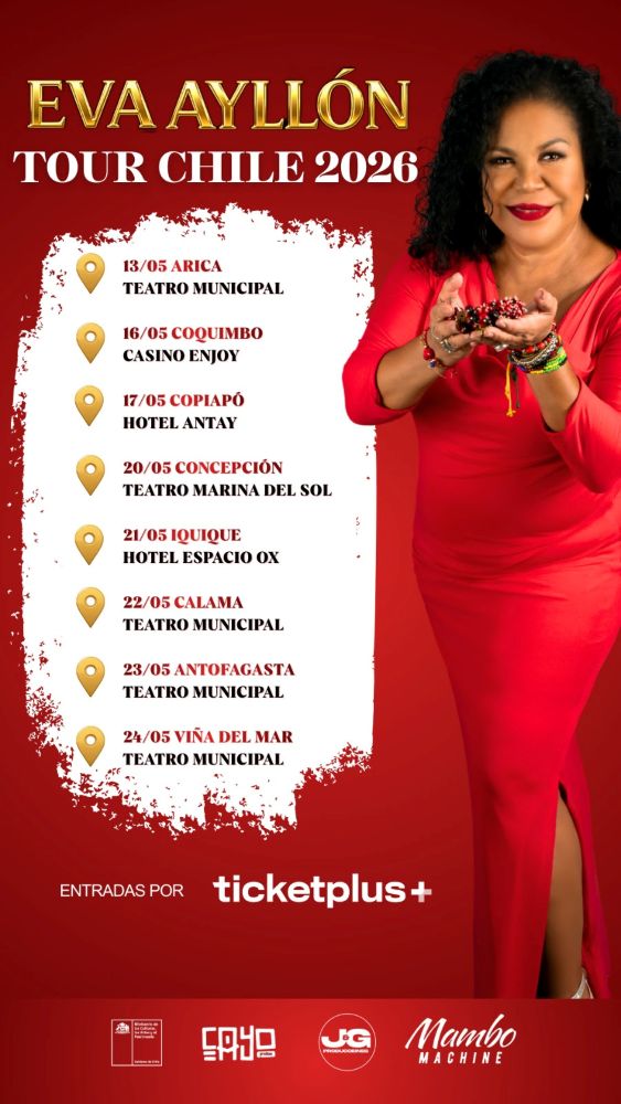Eva Ayllón Tour Chile 2026 Iquique