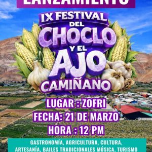 Lanzamiento del IX Festival del Choclo y del Ajo Camiñano 2026