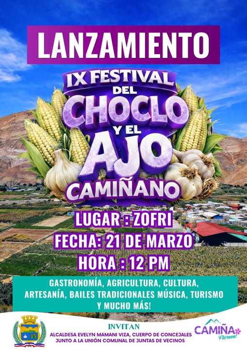 Lanzamiento del IX Festival del Choclo y del Ajo Camiñano 2026