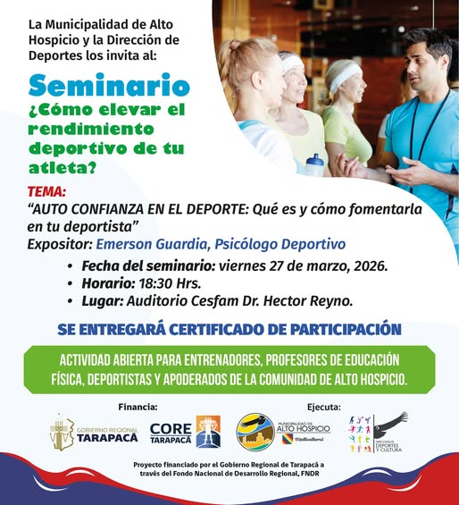 Seminario Cómo elevar el rendimiento deportivo de tu atleta