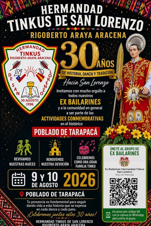 30 años Hermandad Tinkus de San Lorenzo