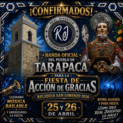 Acción de Gracias Reliquia de San Lorenzo 2026 Banda RJ
