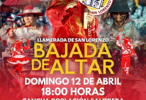 Bajada de Altar de Llamerada San Lorenzo