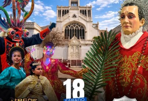 Bajada de altar Diablada Morenada