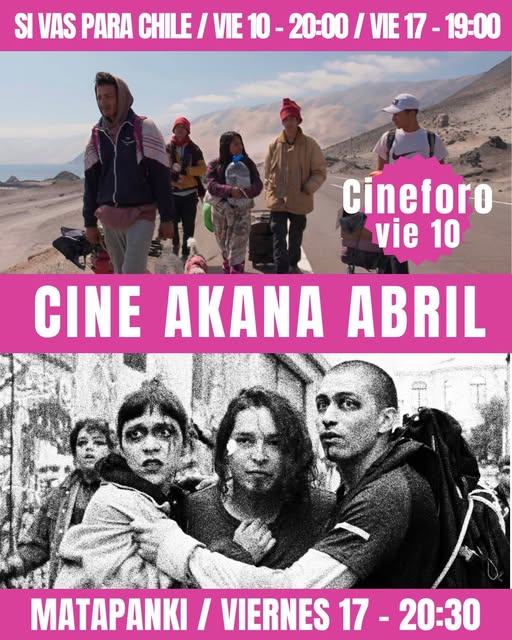Cine Akana – Programación Abril