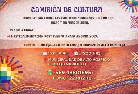 Convocatoria a Asociaciones Indígenas