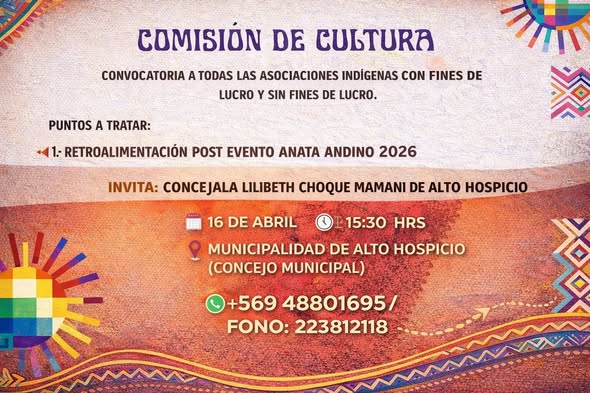Convocatoria a Asociaciones Indígenas