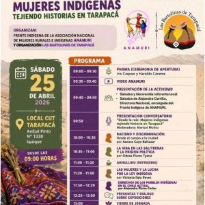Conversatorio “Desde la raíz Mujeres indígenas tejiendo historia en Tarapacá”