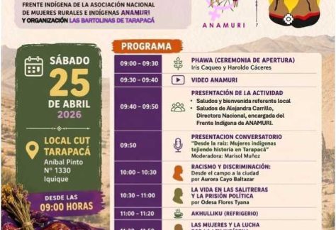 Conversatorio “Desde la raíz Mujeres indígenas tejiendo historia en Tarapacá”