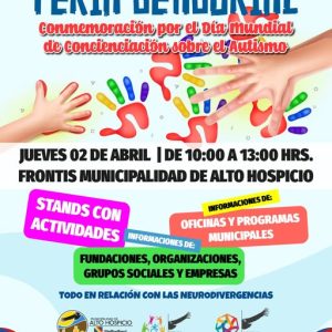 Feria Sensorial - Día del Autismo en Alto Hospicio