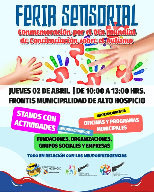 Feria Sensorial - Día del Autismo en Alto Hospicio