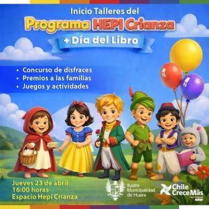 Inicio Talleres Programa Hepi Crianza + Día del Libro